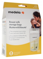 Medela Breast Milk Storaage Bags 180ml 25 Sachets