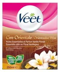 Veet Oriental Wax With Strips 250ml