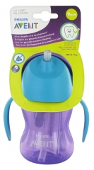 Avent Bendy Straw Cup with Handles 200ml 9 Months +