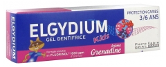 Elgydium Kids Dentifricio Gel Protezione Carie 3/6 Anni 50 ml