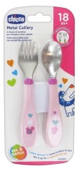 Chicco Couverts Bout Inox 18 Mois et +
