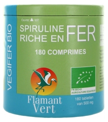Flamant Vert Vegifer 500 mg Organic 180 Tabletek