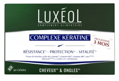 Luxéol Complexe Kératine Cheveux et Ongles 90 Gélules