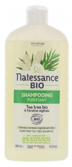 Natessance Champú Purificante Árbol del Té Ecológico y Queratina Vegetal 500 ml