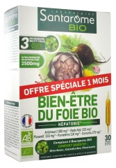 Santarome Bio Bien-Être du Foie Bio 30 Ampoules