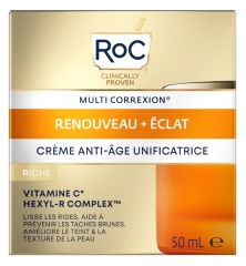 RoC Multi Correxion Renouveau + Éclat Crème Anti-Âge Unificatrice Riche 50 ml