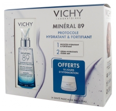 Vichy Minéral 89 Fortifying and Replumping Daily Booster 50ml + Aqualia Thermal Light Moisturizing Cream 15ml Free