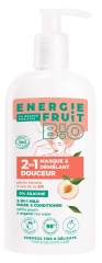 Energie Fruit 2en1 Masque Démêlant Douceur à la Pêche Blanche et Eau de Riz Bio 300 ml