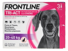 Frontline TRI-ACT Chiens 20-40 kg 3 Pipettes