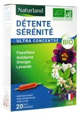 Naturland D&eacute;tente S&eacute;r&eacute;nit&eacute; Bio 20 Ampolas de 10 ml