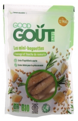 Good Goût Mini-Baguettes with Cheese and Touch of Rosemary From 10 Months Organic 70g