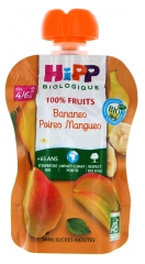 HiPP 100% Frutta Zucca Banane Pere Manghi da 4/6 Mesi Biologico 90 g