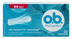 o.b. ProComfort 32 Mini Tampons