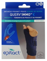 Orteză de Repaus Rigidă pentru &Icirc;ncheietura M&acirc;inii și Policel Epitact Querv'Immo St&acirc;nga