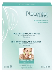 Placentor Végétal Almohadillas Anti-Círculos Oscuros Anti-Puffiness 6 x 3 g