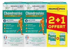 Granions Chondrostéo + Articulaciones Lote de 3 x 90 Comprimidos de los Cuales 90 Comprimidos Gratis