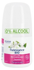 Natessance Desodorizante 24H Jasmim Bio Recarreg&aacute;vel 50 ml