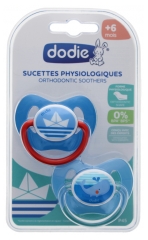 Dodie 2 Physiologiques Silicone 6 Mois et + N°P45