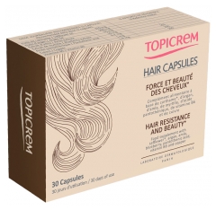 Topicrem Hair Capsules Force et Beauté des Cheveux 30 Capsules