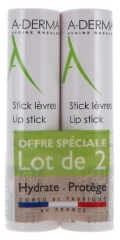 A-DERMA Lippenpflegestift-Doppelpack 2 x 4 g