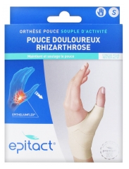 Epitact Activity Supple Orthosis Thumb Painful Thumb Rhizarthrosis Right Hand - Size: S