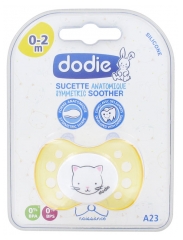 Dodie Sucette Anatomique Silicone 0-2 Mois N°A23