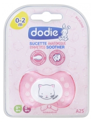 Dodie Sucette Anatomique Silicone 0-2 Mois N°A25