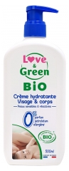 Love & Green Crème Hydratante Visage & Corps Bio 500 ml