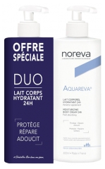 Noreva Aquareva 24H Moisturizing Body Cream 2 x 400ml