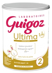 Guigoz Ultima Premium Milch 2. Alter Von 6 Monaten bis zu 1 Jahr 800 g