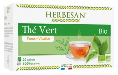 Herbesan Kräutertee Grüner Tee Bio 20 Beutel