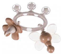 Difrax Crown Teething Ring 6 Months + - Colour: Brown