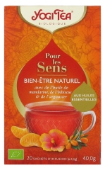Yogi Tea Pour les Sens Bien-Être Naturel Bio 20 Sachets