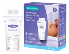 Lansinoh 50 Pungi de Păstrare a Laptelui Materm