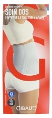 Gibaud Cuidado de la Espalda Cinturón Calorífico Azul Denim Altura 25 cm