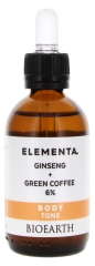 Soluția Corporală Bioearth Elementa Ginseng + Cafea Verde 6% 50 ml