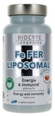 Biocyte Longevity Fe Eisen Liposomal 30 Kapseln