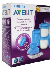 Avent 10 Breast Milk Storage Jars SCF618/10