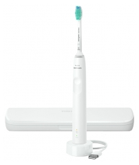 Bela električna zobna &scaron;četka Philips Sonicare 3100 HX3673/13 + potovalni etui