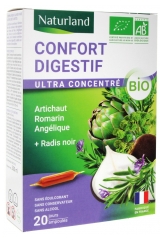 Naturland Confort Digestif Bio 20 Ampoules Buvables de 10 ml