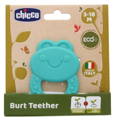 Chicco Teething Ring Frog Burt Eco+ 3-18 Months