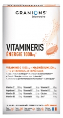 Granions Vitamineris Energy 1000 mg 30 Tabletek Musujących