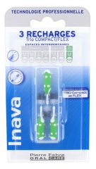 Inava Trio Brossettes 3 Recharges pour Trio Compact/Flex