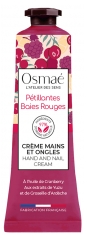 Osmaé Crème Mains et Ongles Pétillantes Baies Rouges 30 ml