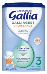 Gallia Galliagest Croissance 3ème Âge +12 Mois 800 g