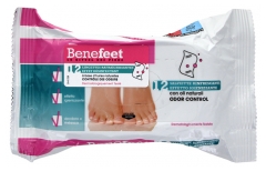 BioGenya Benefeet 12 Lingettes Rafraîchissantes à Effet Désinfectant pour les Pieds