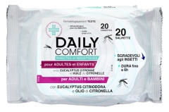 Daily Comfort 20 Lingettes Anti-Insectes & Moustiques