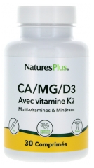 Ca/Mg/D3 Avec Vitamine K2 30 Comprimés