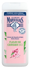 Le Petit Marseillais Crème de Douche &amp; Bain Extra Douce Fleur de Cerisier Bio 650 ml