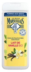 Le Petit Marseillais Crema de Baño y Ducha Extra Suave Leche de Vainilla BIO 650 ml
